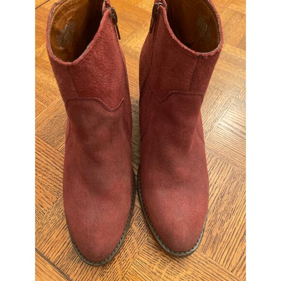 Lucky Brand Marcos bootie burnished red size 9.5 - Picture 6 of 9